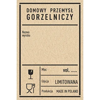 Self-adhesive labels, 60x90 mm, for bottles, vodka, 3 patterns – photo 3