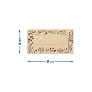 Self-adhesive labels, eco, 85/45 mm – photo 4