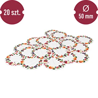 Round labels Ø 50 mm lids/jars – 20 pcs – photo 3