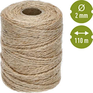 Jute twine 2 mm / 110 m / 250 g – photo 4