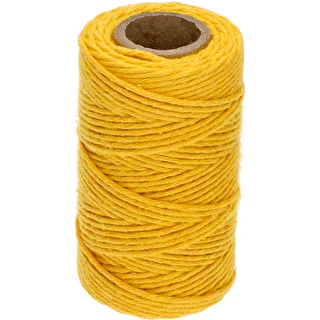 Yellow cotton twine 100 g