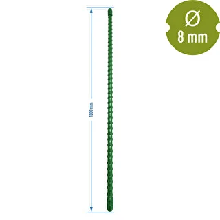 PE-coated steel pole 1 m x 8 mm – photo 2