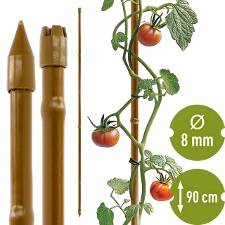 Steel Garden Stake Coated and Bamboo-Shaped - 90 cm x 8 mm – photo 1