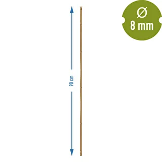 Steel Garden Stake Coated and Bamboo-Shaped - 90 cm x 8 mm – photo 3