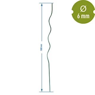 Spiral plant support , steel , 1m x 6mm – photo 2