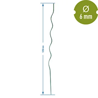 Spiral plant support , steel , 1,25m x 6mm – photo 2