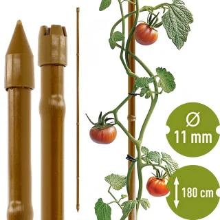 Steel Garden Stake Coated and Bamboo-Shaped - 1,8 m x 11 mm – photo 1