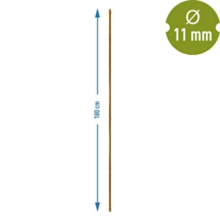 Steel Garden Stake Coated and Bamboo-Shaped - 1,8 m x 11 mm – photo 3