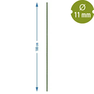 Bioogród Garden Stakes - Coated Steel, 1.8 m, Ø11 mm, pcs 10 – photo 3
