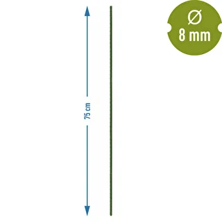 Bioogród Garden Stakes - Coated Steel, 0.75 m, Ø8 mm, pcs 10 – photo 3