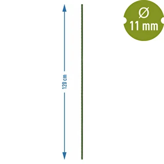 Bioogród Garden Stakes - Coated Steel, 1.2 m, Ø11 mm, pcs 10 – photo 3