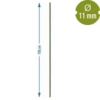 Bioogród Garden Stakes - Coated Steel, 1.5 m, Ø11 mm, pcs 10 – photo 3