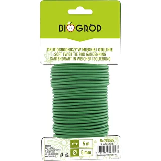 Gardening wire in soft lagging 5m x 5mm