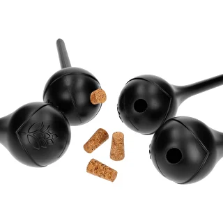 Plant watering globes, black, matt, with a plug, 4 pcs – photo 3