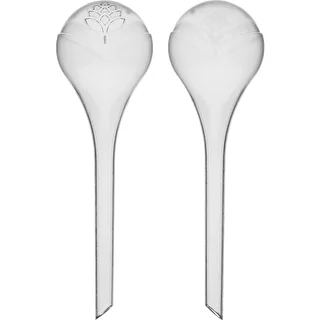 Plant watering globes, transparent, 400 ml, 2 pcs – photo 1