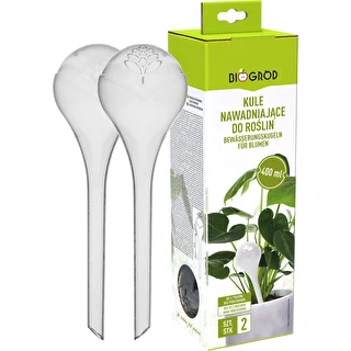 Plant watering globes, transparent, 400 ml, 2 pcs – photo 3