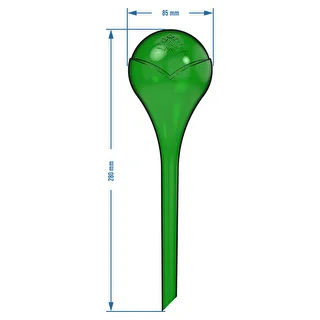 Plant watering globes, green, transparent, 400 ml, 4 pcs – photo 5