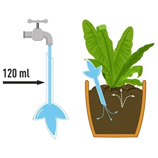 Plant irrigator - leaf green, 120 ml – photo 9