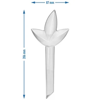 Plant irrigator - leaf transparent, 120 ml – photo 4