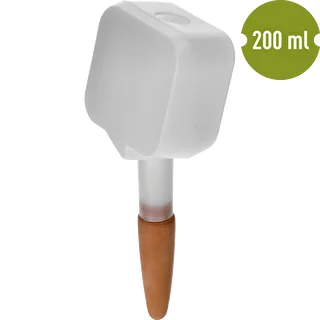 Plant irrigator - white box with ceramic spike, 200 ml – photo 2