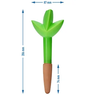 Plant irrigator - leaf green with ceramic spike, 120 ml – photo 5