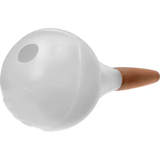 Plant watering globe, matt white, with a ceramic spike, 400 ml – photo 4