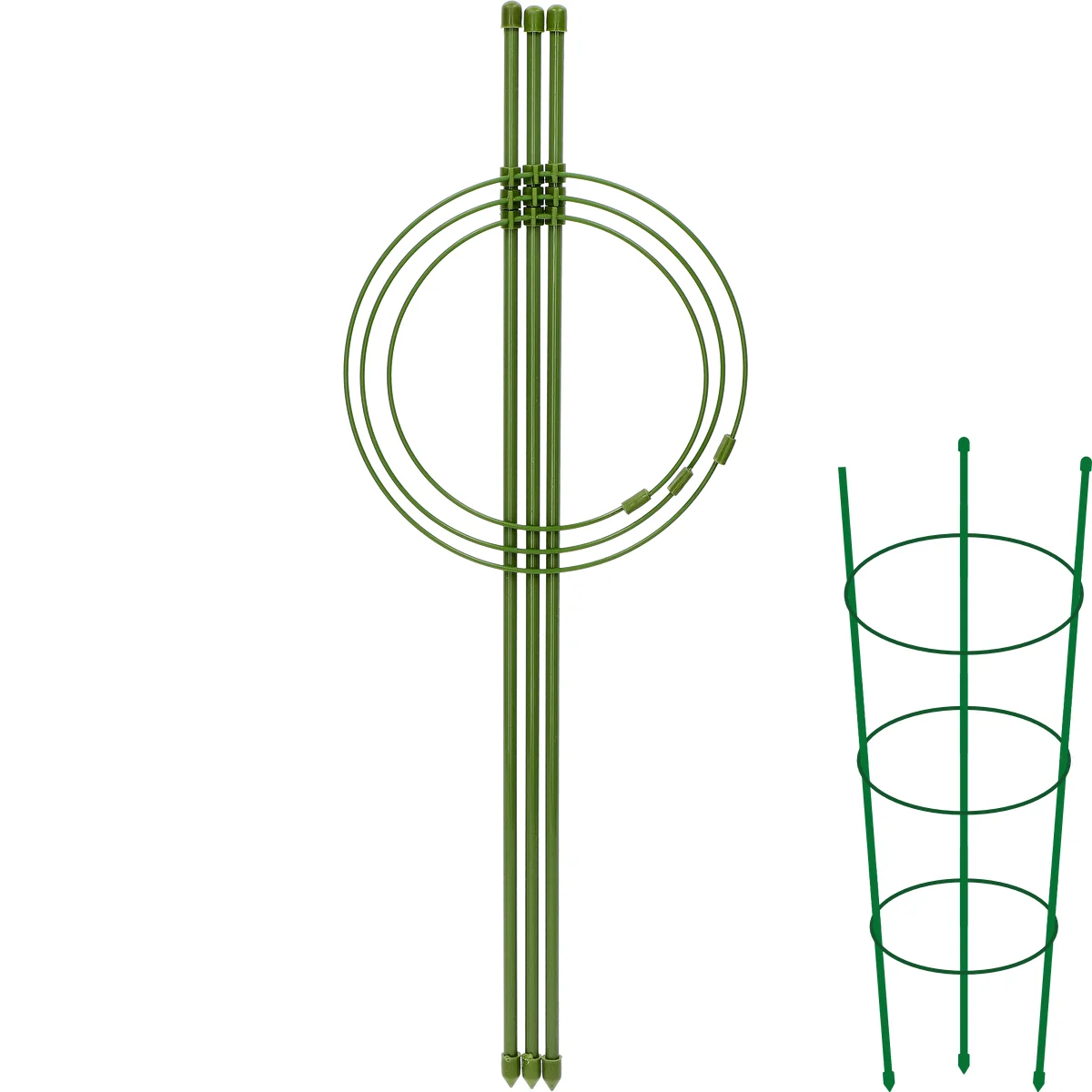 Garden plant support rings, 3 rings 0,5m