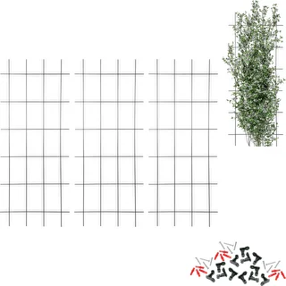 Plant Support - Garden Trellis 150 x 60 cm 3 pcs