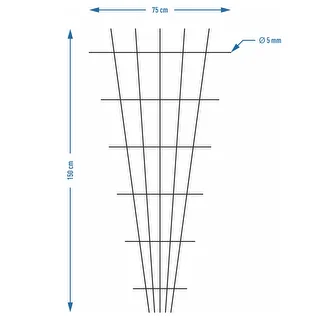 Plant Support - Garden Trellis 150 x 75 cm 2 pcs – photo 7