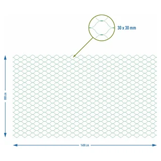 Bird Protection Netting, Green, 8 m x 14 m – photo 7