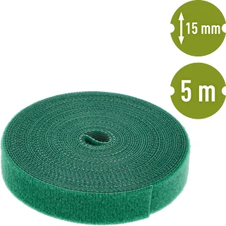 Garden Velcro Plant Tie Tape, Light Green, 15 mm x 5 m – photo 2