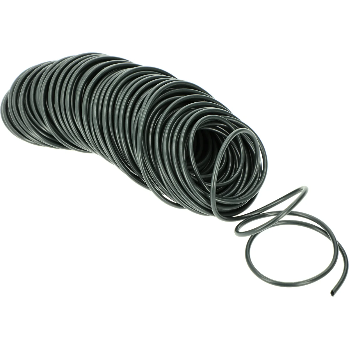 Orchard Tying Tube, Dark Green Rubber, 25 m x 3 mm