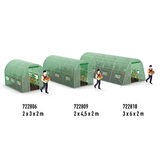 Backyard greenhouse (plastic) 3x6x2 m – photo 17