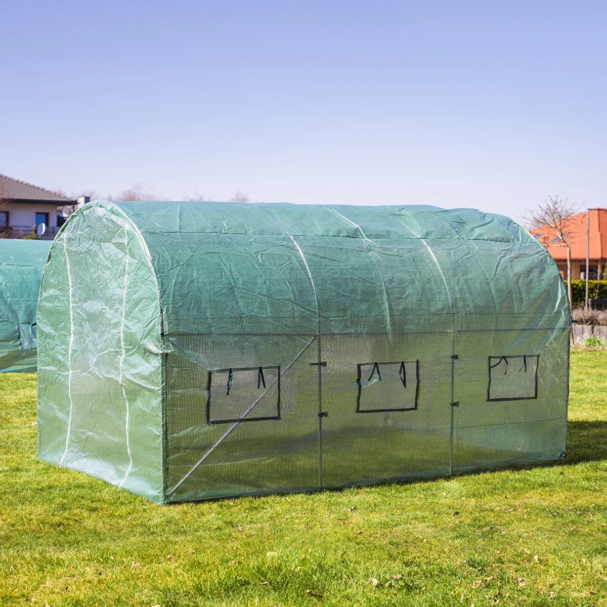 Backyard greenhouse (plastic) 2x4.5x2 m