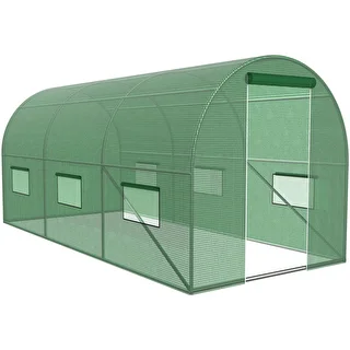 Backyard greenhouse (plastic) 2x4.5x2 m – photo 13