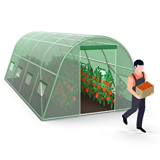 Backyard greenhouse (plastic) 3x6x2 m – photo 15