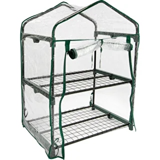 Mini greenhouse with 2 shelves 69x49x95cm – photo 1