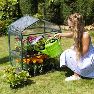 Mini greenhouse with 2 shelves 69x49x95cm – photo 3