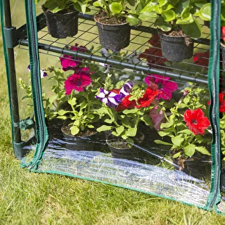 A small balcony greenhouse with three shelves 69 x 49 x 125 cm – photo 6