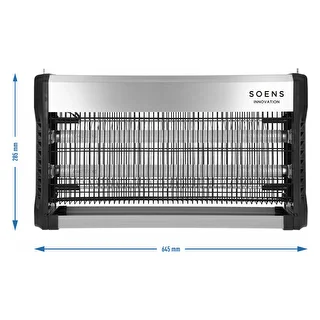 Insect trap UVA lamp, 40W, silver – photo 4