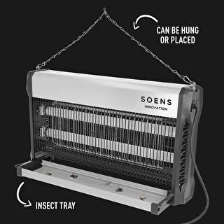 Insect trap UVA lamp, 40W, silver – photo 5