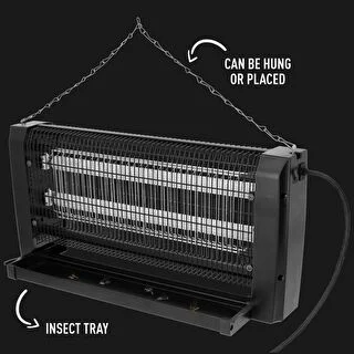 Insect trap UVA lamp, 20W, black – photo 5