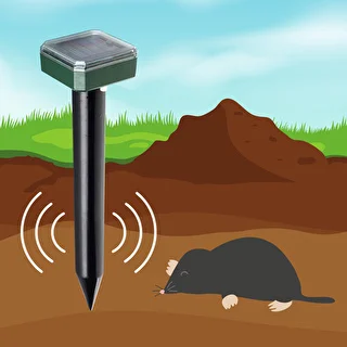 Mole repellent powered with a solar battery – photo 7