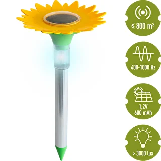 Mole repellent powered with a solar battery – photo 4