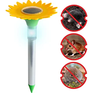 Mole repellent powered with a solar battery – photo 2