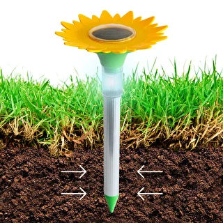 Mole repellent powered with a solar battery – photo 3
