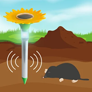 Mole repellent powered with a solar battery – photo 5
