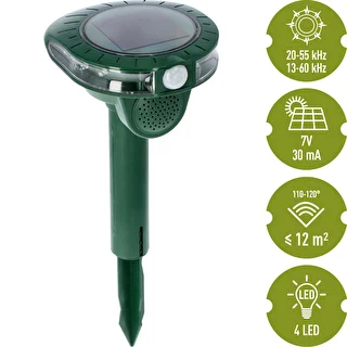 Solar sonic/flash animal repeller – photo 8