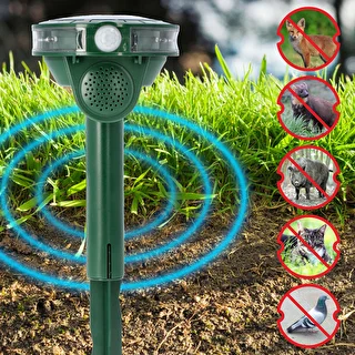 Solar sonic/flash animal repeller – photo 12