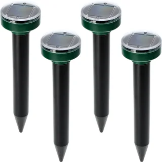 Solar Mole Repeller – effective, safe, and humane garden protection, 4-pack
